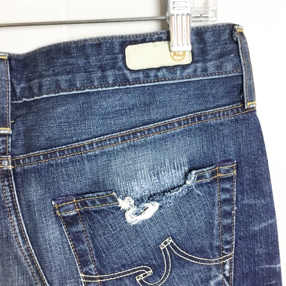 AG Adriano Goldschmied Denim Box Skirt Size 28 Distressed - Picture 6 of 6
